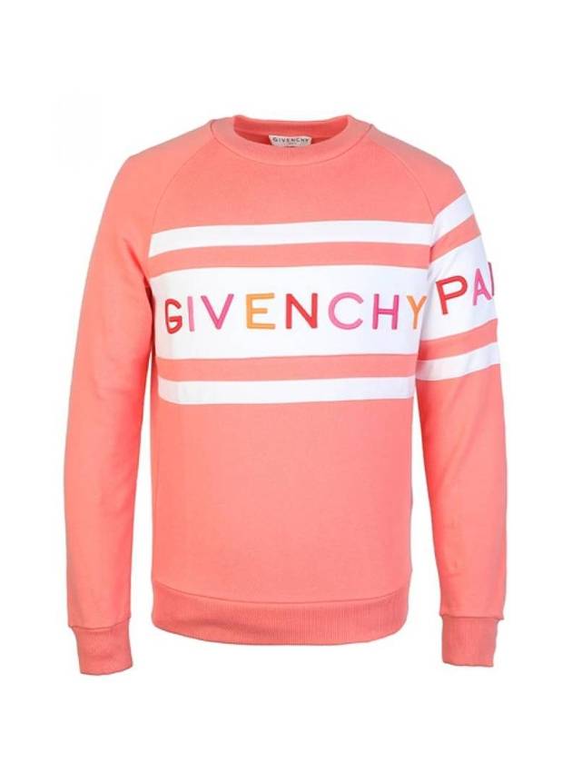 Embroidered Logo Sweatshirt Pink - GIVENCHY - BALAAN 1