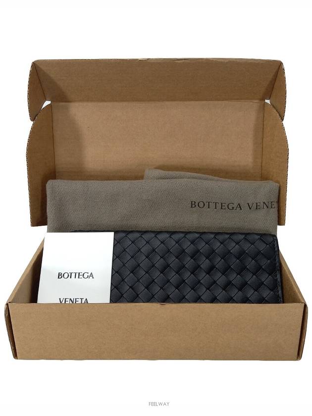 Intrecciato Continental Long Wallet Black - BOTTEGA VENETA - BALAAN 7