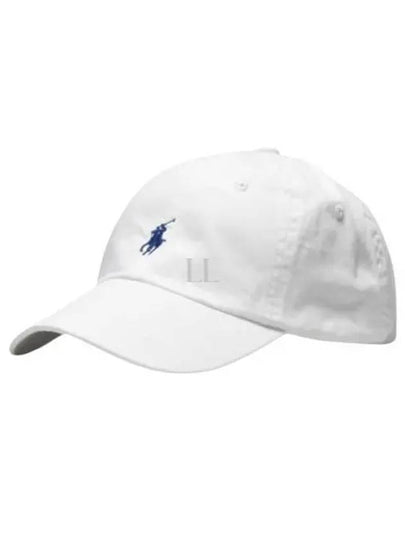 Embroidered Pony Ball Cap White - POLO RALPH LAUREN - BALAAN 2