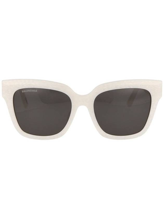 Eyewear Square Acetate Sunglasses White Gray - BALENCIAGA - BALAAN 1