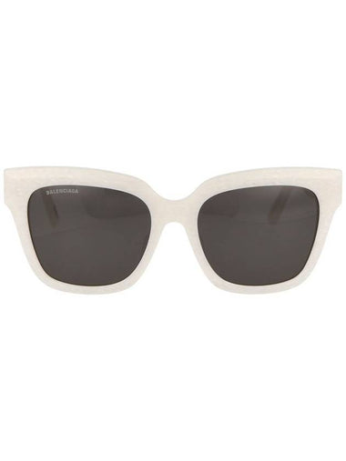 Eyewear Square Acetate Sunglasses White Gray - BALENCIAGA - BALAAN 1