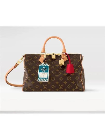 Speedy Soft 30 Crafty Monogram Tote Bag Red - LOUIS VUITTON - BALAAN 2