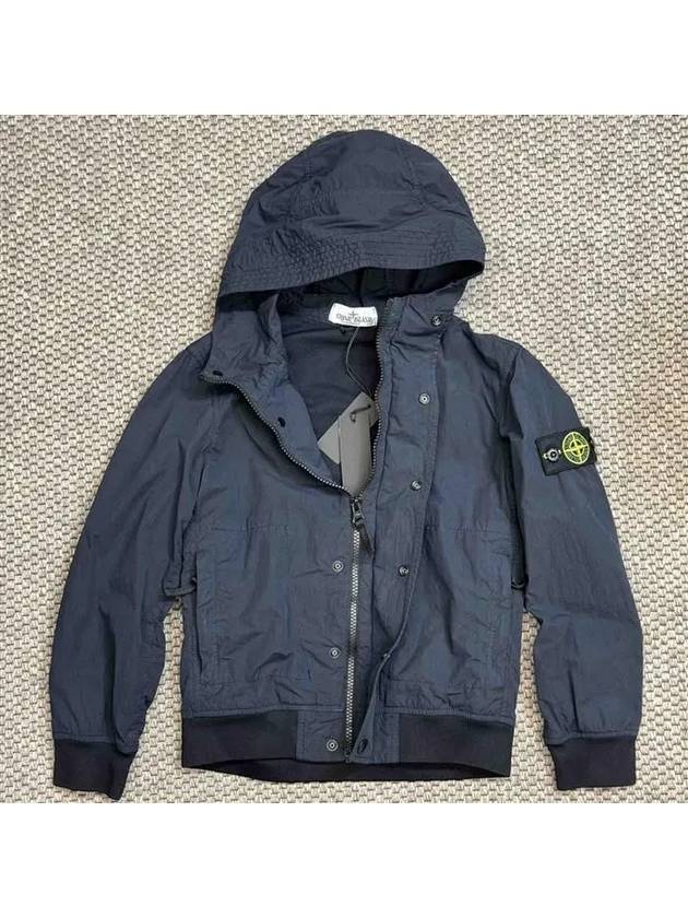 Stone Kids 8 10 Hooded Jacket Navy - STONE ISLAND - BALAAN 2