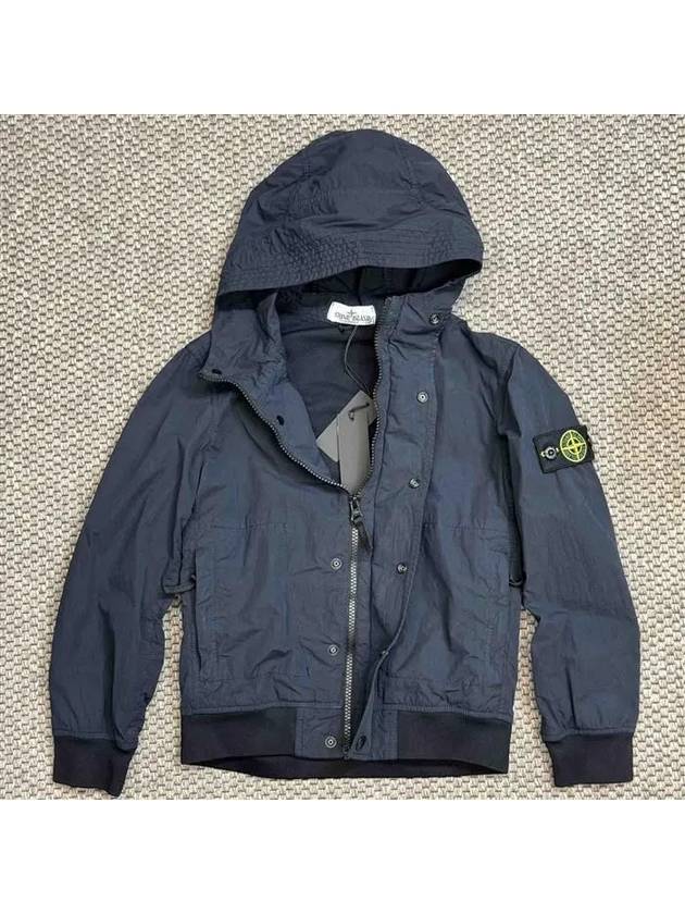 Stone Junior 12 14 Hooded Jacket Navy - STONE ISLAND - BALAAN 2