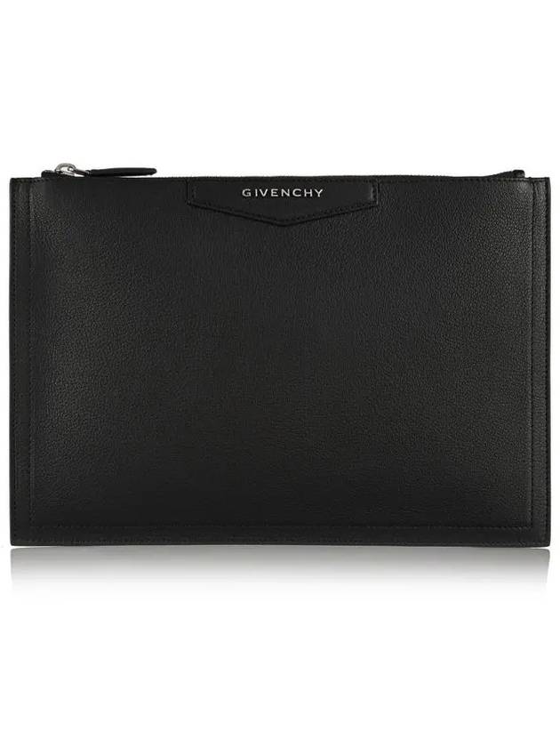 Medium Antigona Clutch Bag Black - GIVENCHY - BALAAN.