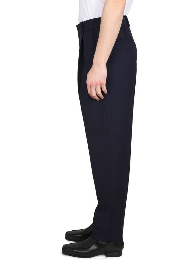 Studios Men's Wool Blend Tailored Straight Pants Dark Navy - ACNE STUDIOS - BALAAN 4