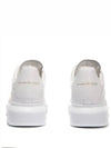 Oversized Leather Low Top Sneakers White - ALEXANDER MCQUEEN - BALAAN 5