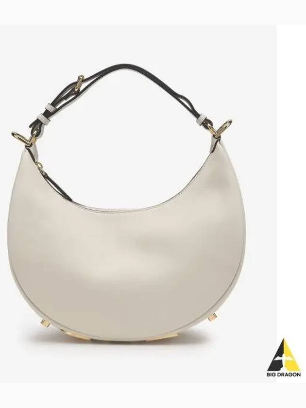 Fendigraphy Small Hobo Shoulder Bag White - FENDI - BALAAN 2