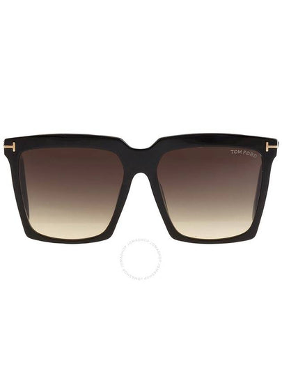 Eyewear Temple Square Sunglasses Black - TOM FORD - BALAAN 2