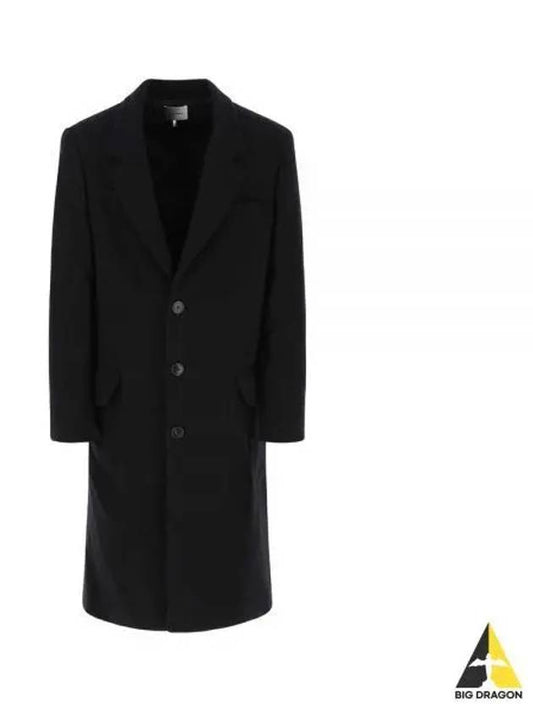 Joel herringbone single coat navy MA1251 22A009H - ISABEL MARANT - BALAAN 1