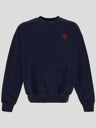 Family First Sweatshirt With Heart Embroidery - FAMILY FIRST - BALAAN 1