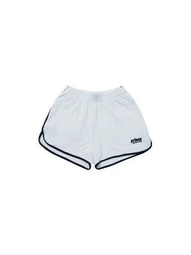 Prince Tennis Terry Shorts White Black - SPORTY & RICH - BALAAN 1