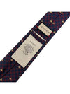 Interlocking GG Pattern Bee Print Tie Navy Red - GUCCI - BALAAN 7