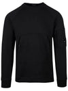 Lens Wappen Crew Neck Sweatshirt Black - CP COMPANY - BALAAN 2