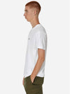 Archivio Project Lino Watro Cotton Jersey Short Sleeve T-Shirt White - STONE ISLAND - BALAAN 3