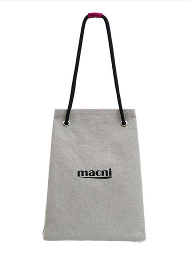 CANVAS STRING BAG IVORY - MACNI - BALAAN 1