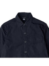 Lens Wappen Ripstop Shirt Zip Up Jacket Navy - CP COMPANY - BALAAN 4