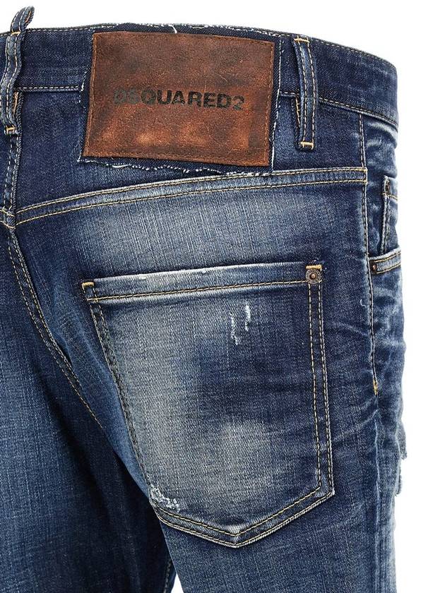 Skater Skinny Cut Jeans Blue - DSQUARED2 - BALAAN 5