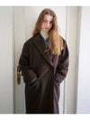 Lotus Classic Wool Double Coat Brown - LETTER FROM MOON - BALAAN 3