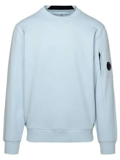 Diagonal Raised Fleece Sweatshirt Blue - CP COMPANY - BALAAN 2