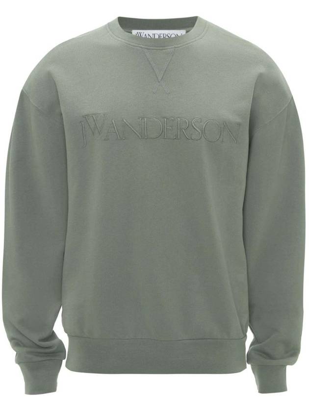 Embroidery Logo Sweatshirt Green - JW ANDERSON - BALAAN 1