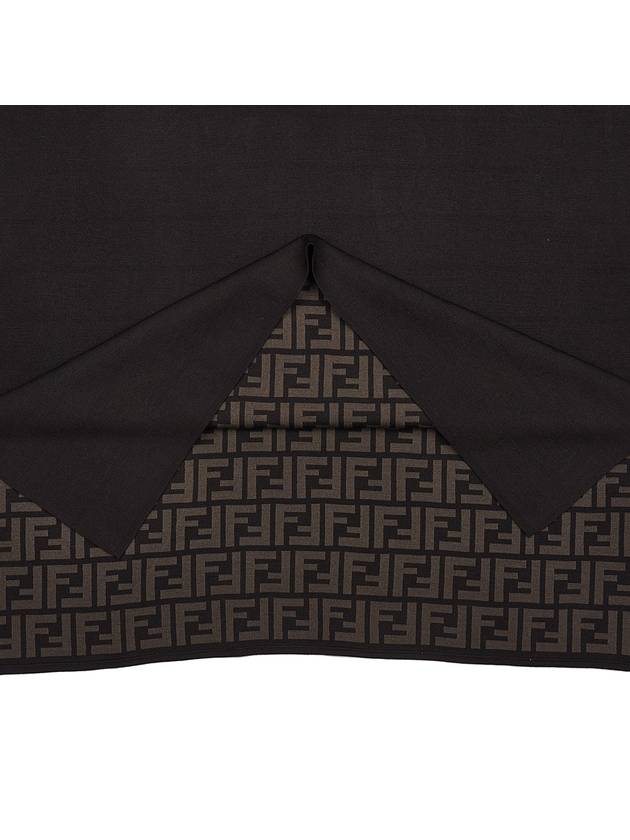 Wool Poncho Brown - FENDI - BALAAN 11