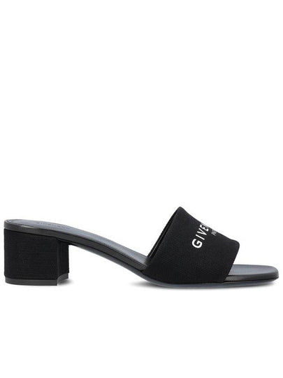 4G Canvas Mule Heel Black - GIVENCHY - BALAAN 2