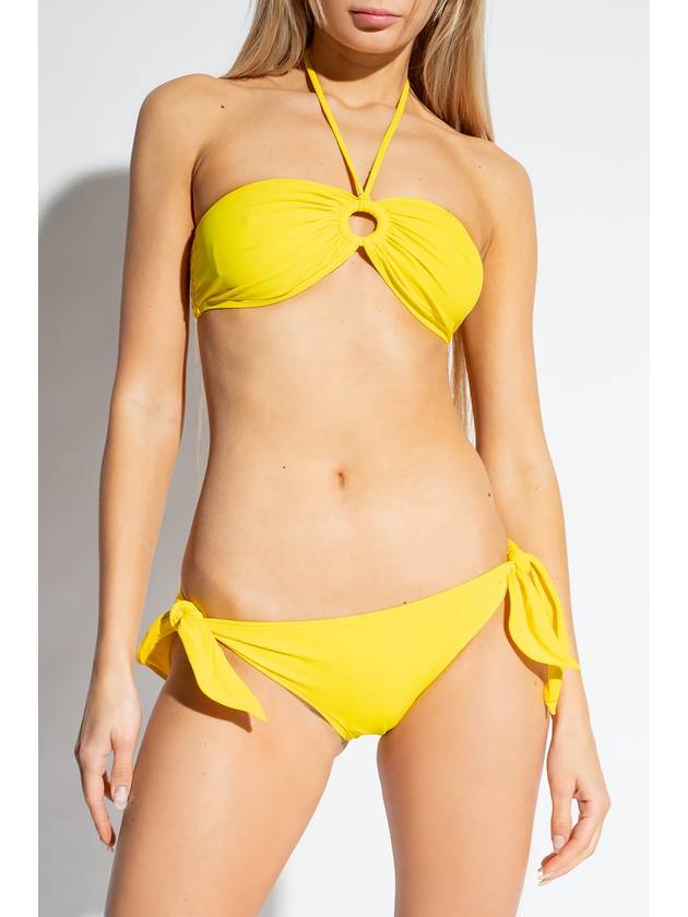 Women s Suki Knot Detail Bikini Bottom Yellow - ISABEL MARANT - BALAAN 3