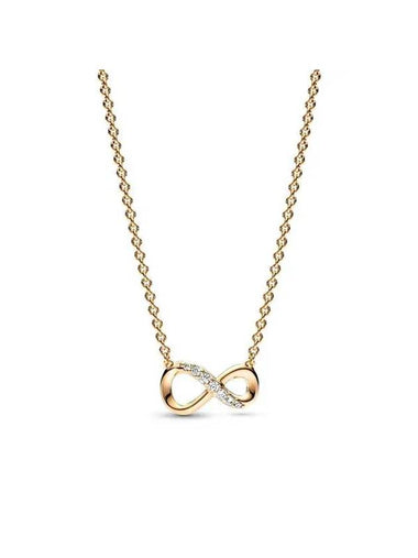 Sparkling Infinity Collier Necklace Gold - PANDORA - BALAAN 1