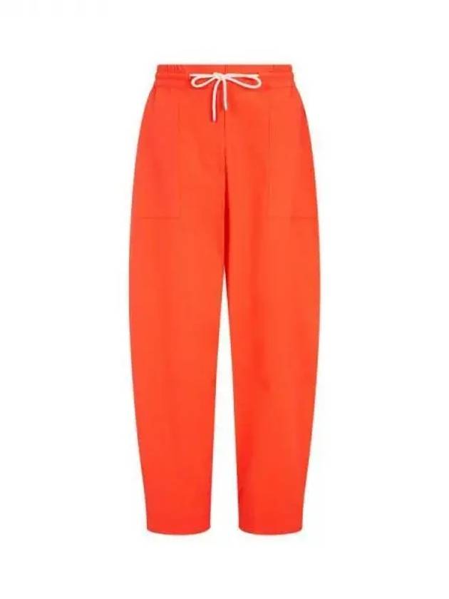 Women s String Banding Ripstop Pants Orange Red 270509 - EMPORIO ARMANI - BALAAN 1