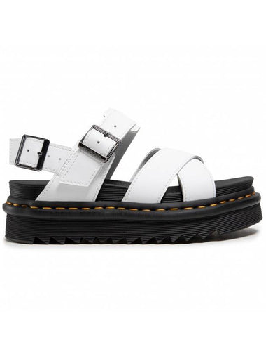 Voss II Hydro Leather Strap Sandals White - DR. MARTENS - BALAAN 1