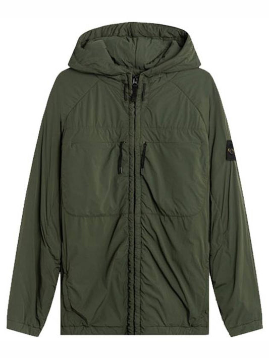 Comfort Tech Composite Light Hooded Jacket Dark Green - STONE ISLAND - BALAAN 2