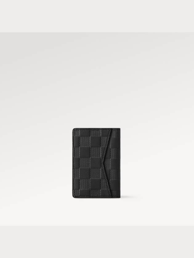 Pocket Organizer Damier Infini Card Wallet Black - LOUIS VUITTON - BALAAN 7