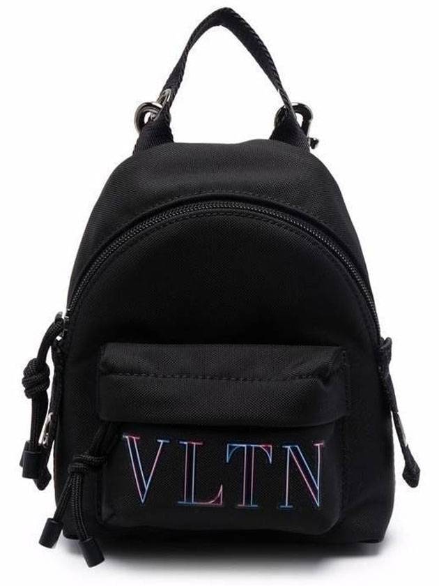 VLTN logo backpack black - VALENTINO - BALAAN.