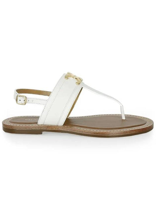 Lympia Triomphe Sandals White - CELINE - BALAAN 2