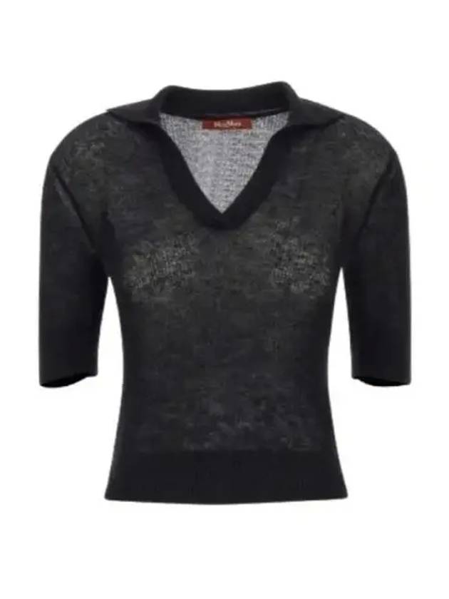 Pablo Knit Top Black - MAX MARA - BALAAN 2