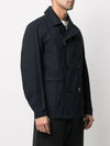 Wappen Patch Cordura Double Breasted Jacket Navy - STONE ISLAND - BALAAN 5