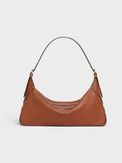 Romy Medium Supple Calfskin Tote Bag Tan - CELINE - BALAAN 2