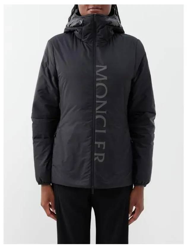 Sepik hooded quilted panel down jacket black 1A00030 5968E 999 - MONCLER - BALAAN 1