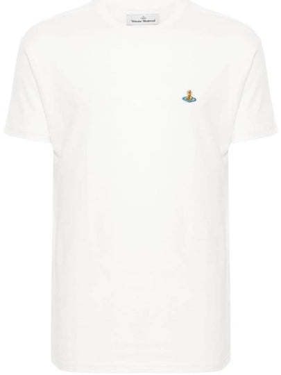 ORB Logo Cotton Short Sleeve T-Shirt Ivory - VIVIENNE WESTWOOD - BALAAN 2