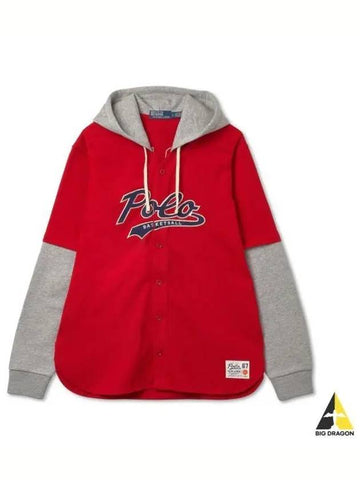 polo ball hooded jersey red - POLO RALPH LAUREN - BALAAN 1