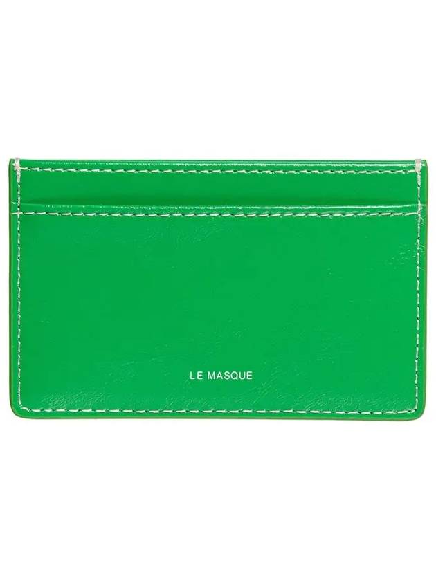 Slim Pocket Mini Coin Transportation Card Wallet Green - LE MASQUE - BALAAN 7