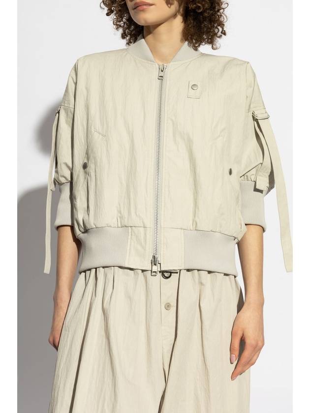 Yohji Yamamoto Bomber Jacket, Women's, Grey - YOHJI YAMAMOTO - BALAAN 3