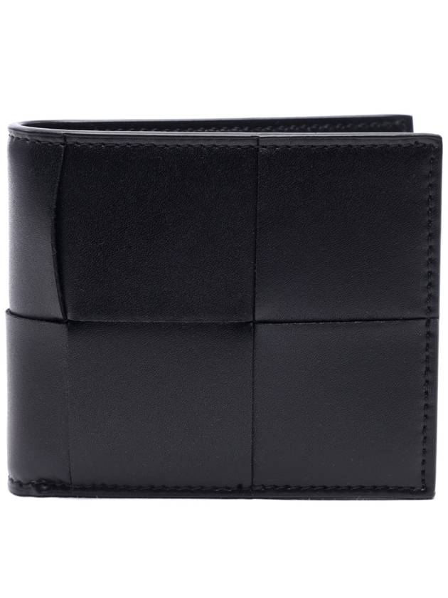 Intrecciato Leather Half Wallet Fondant - BOTTEGA VENETA - BALAAN 3