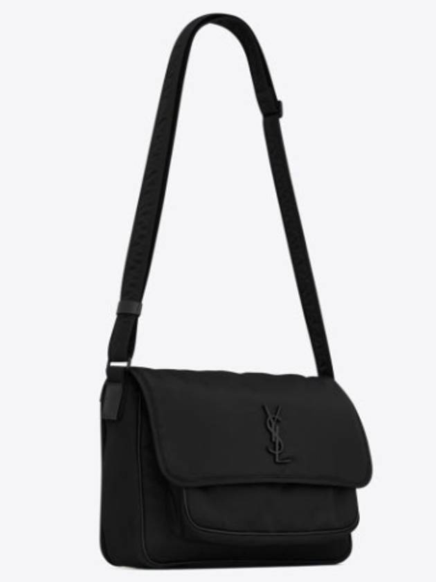 Niki Crossbody Bag In Econyl Black - SAINT LAURENT - BALAAN 7