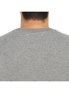 Embroidery Lettering Cotton Sweatshirt Grey - GOLDEN GOOSE - BALAAN 10