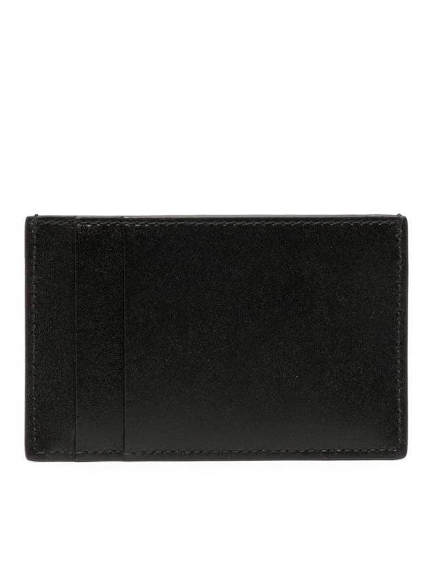 Graffiti Card Wallet Black - ALEXANDER MCQUEEN - BALAAN 4