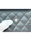 Boy Vintage Silver Medium Wallet Half Wallet Quilted Flap Caviar Coin Purse A80734 - CHANEL - BALAAN 8