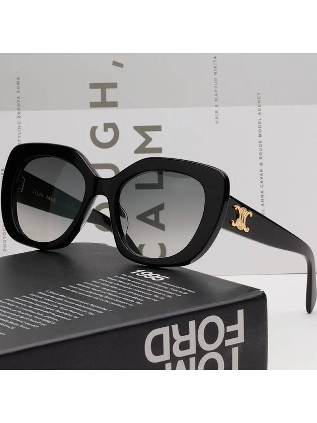 Eyewear Triomphe Square Sunglasses Black - CELINE - BALAAN 3