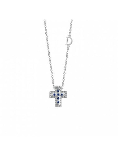 Belle Epoque Diamonds Sapphire Necklace Blue - DAMIANI - BALAAN 1